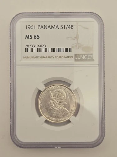 1961 Panama S1/4B NGC MS65