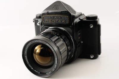 [Exc+5] Pentax 6x7 67 Mirror up Mup Eye Level Camera SMC 75mm F4.5 Lens JAPAN