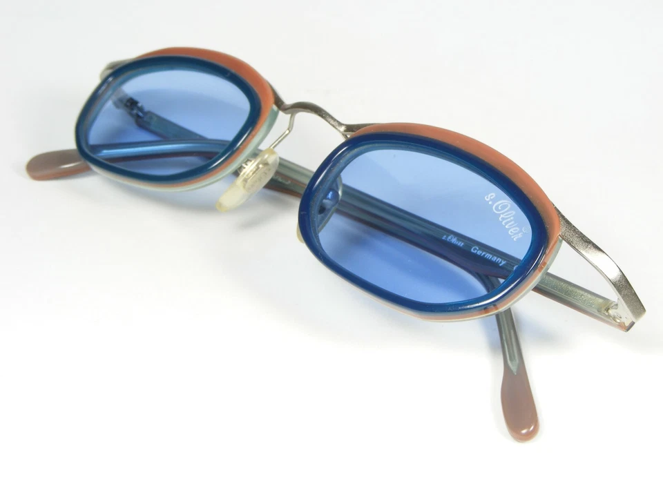 s. Oliver 3905 3  BLUE /TAWNY /SILVER /MINT SUNGLASSES W/ BLUE LENS 43-15-134mm - Image 3 of 4
