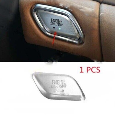 Silver Aluminum Start Button Ignition Switch Cover Trim For Buick Lacrosse 16-19