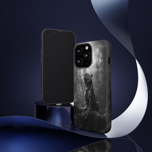 Bengal Tiger on Black and White - Phone Case for iPhone, Galaxy, Pixel - 第 101/281 張圖片