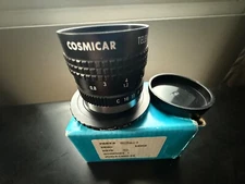 COSMICAR Television Lens 25mm 1:14 Made in Japan
