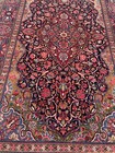AN ATTRACTIVE BLUE BACKGROUND COLOR, FINE QUALITY,FLORAL RUG — photo 3