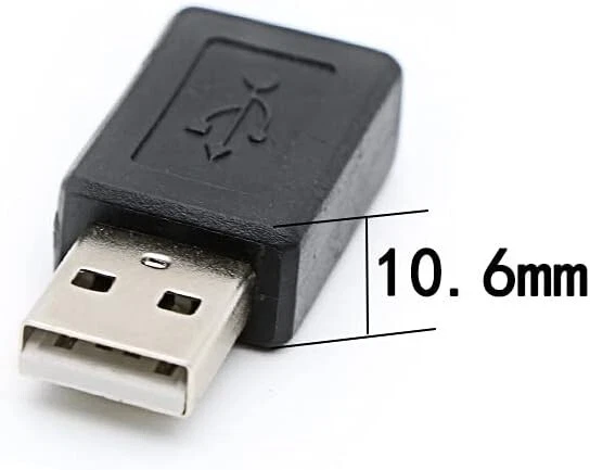 3x USB 2.0 A Type Male to 5 pin Micro USB B Type Female Cable Converter Adapter - Image 4 of 4