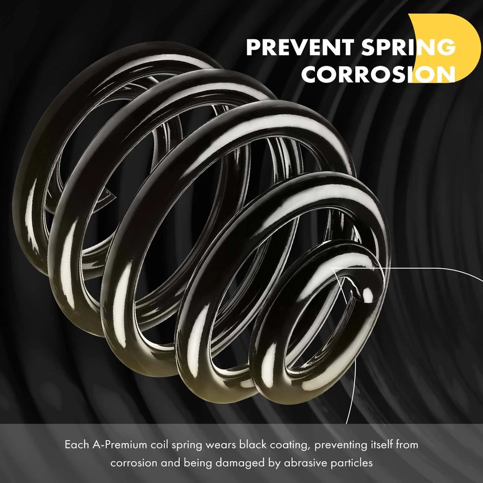 2 件线圈弹簧前适用于别克 Riviera 雪佛兰 Oldsmobile Aurora Pontiac 凯迪拉克 — 第 3/4 张图片