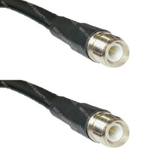 RFC400 RP-TNC FEMALE to RP-TNC FEMALE Coaxial RF Cable USA-Ship Lot