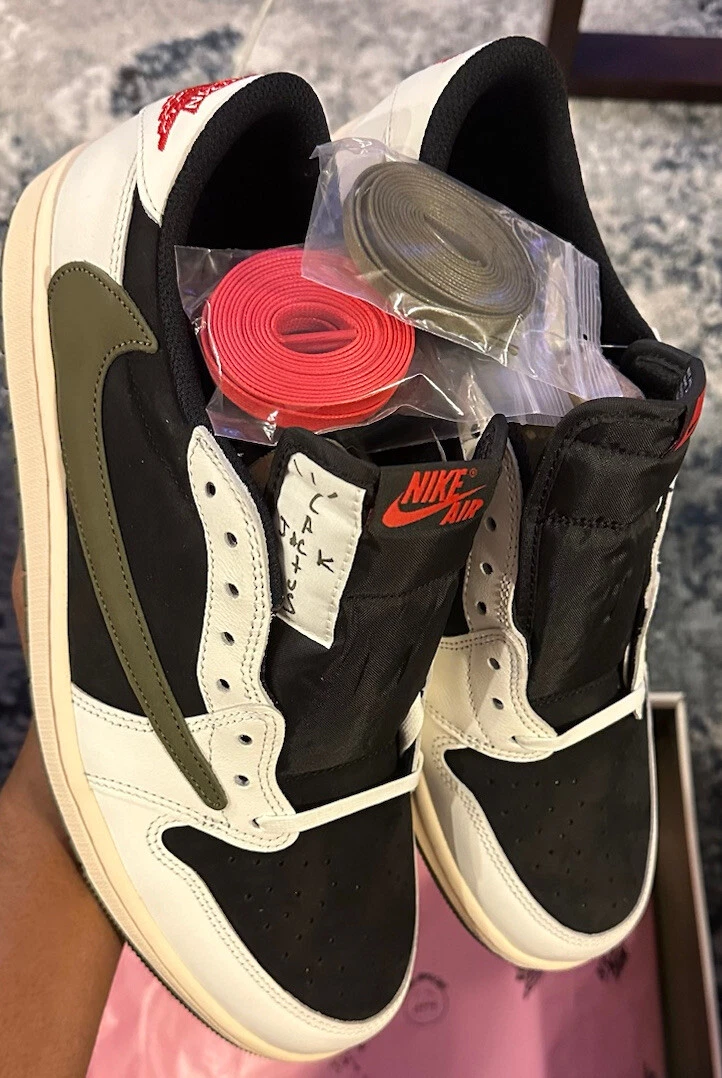 Air Jordan 1 low × Travis Scott Medium Olive W13 M11.5 | eBay