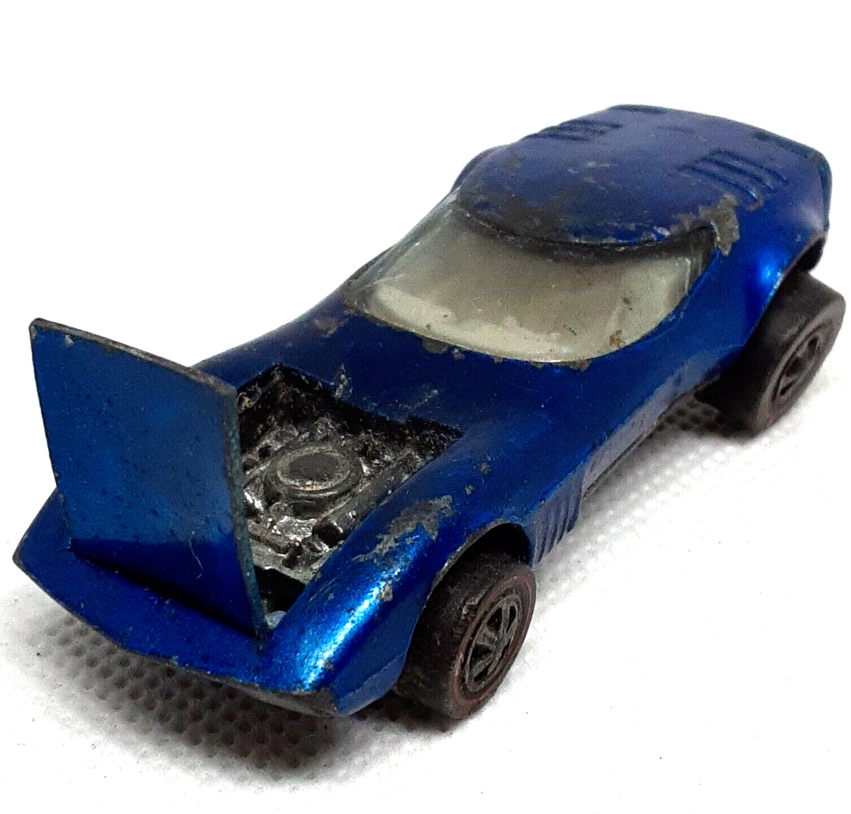 Hot Wheels Redline Torero Car 1968 Blue White Interior Made In