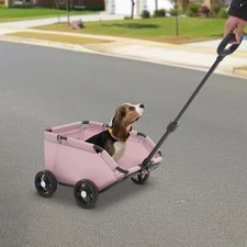 Dog Stroller Folding Dog Cart Pet Stroller For Travelling Pet Cart Freestanding