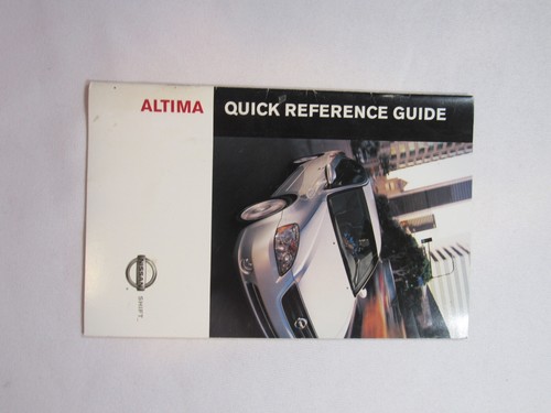 2005 Nissan Altima Owners Manual - Picture 4 of 6