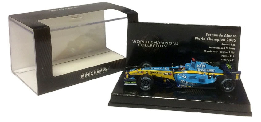 Minichamps Renault R25 #5 2005 - Fernando Alonso F1. World Champion 1/43 Scale - Image 2 of 4