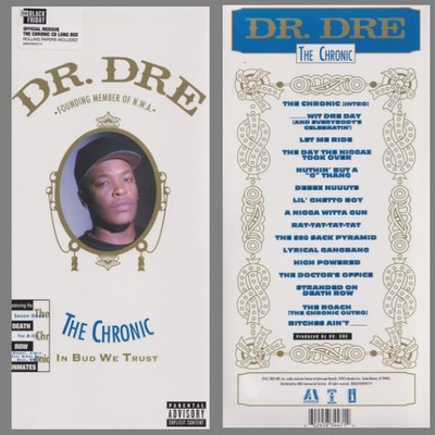 Dr. Dre - The Chronic (Black Waxday 2023) CD BOX NEU 0903504