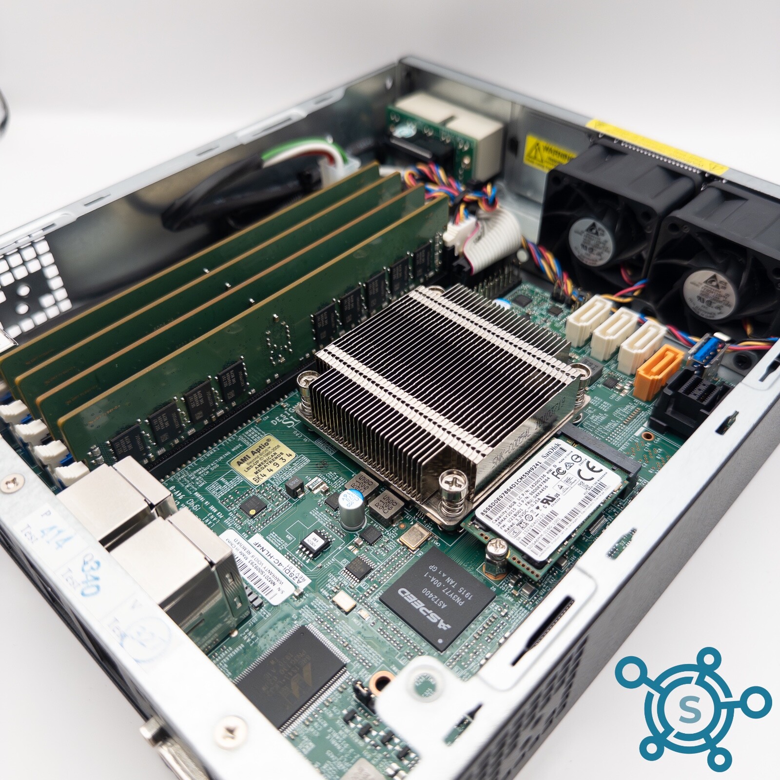 Supermicro A2SDi4CHLN4F Motherboard SYSE2009A 32GB ECC 250GB SSD