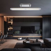 Elegante Chrom 10,5 W Led Decken Lampe Schlafzimmer Loft Leuchte Big Light