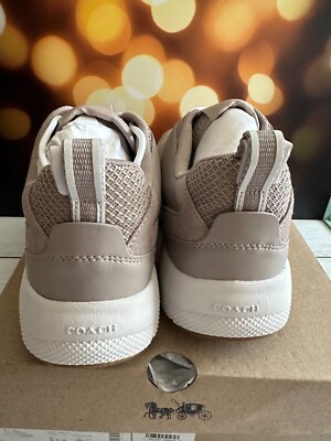 NEW Coach Strider Sneaker Grey Birch Women Size 9.5 CP837 | eBay