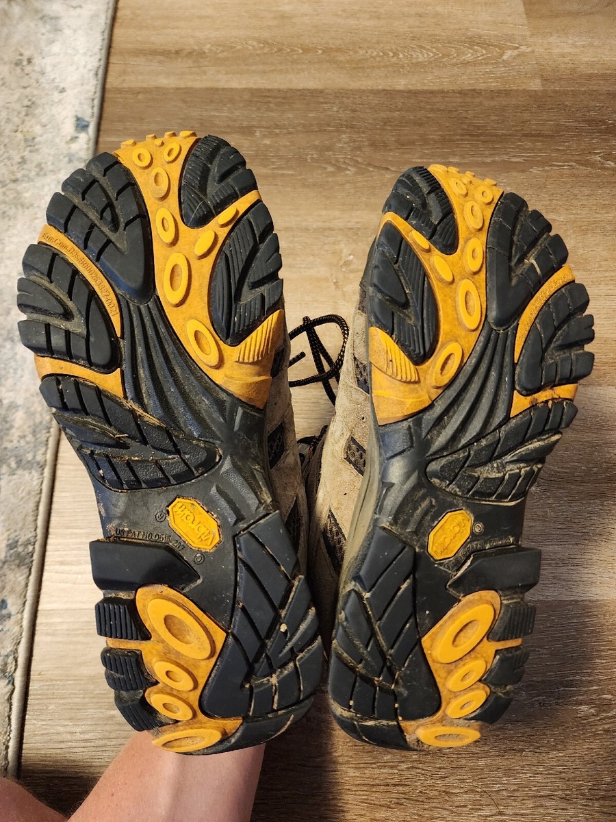 Merrell Vibram Hiker Boots Men\'s US 8.5 Walnut J06045 Merrell Moab 2 Vent Mid Hiking Boots Walnut Brown J06045  main image 2