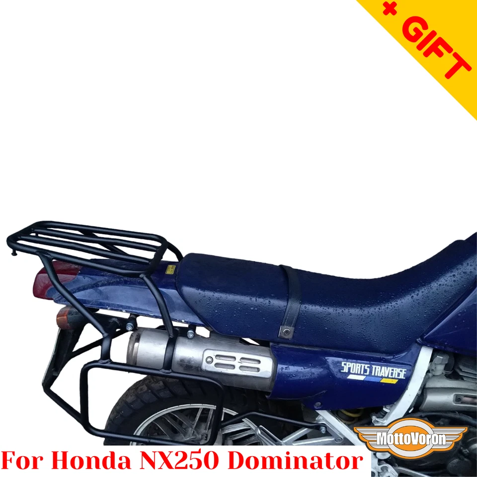 Sistema portaequipajes para Honda NX250 NX 250 Dominator portaequipajes laterales para bolsas blandas Foto 4 de 4
