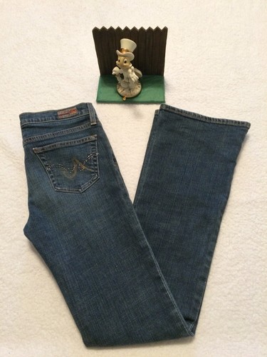 Angel Boot Cut Distressed Jeans Womens 