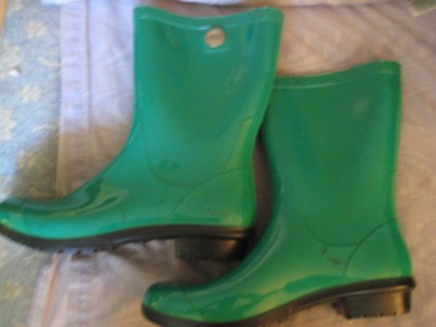 ugg green rain boots