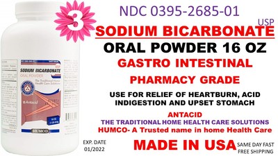 Sodium bicarbonate Powder 1lb (303952685012)