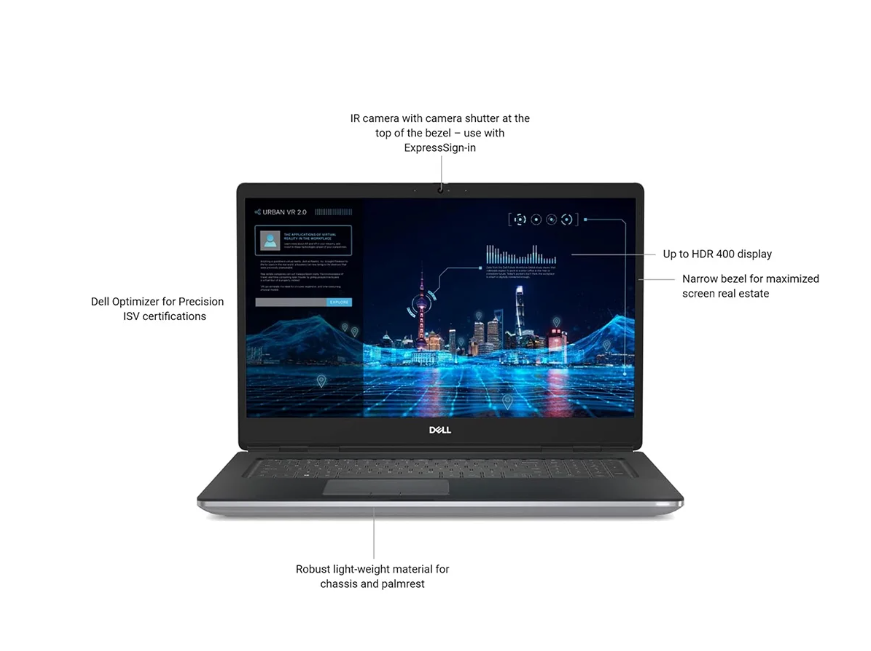 Dell Precision 7760 i7-11850h 256GB SSD 32GB WIN11PRO NVIDIA RTX