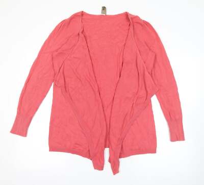 B.C. Best Connections Damen rosa V-Ausschnitt Acrylmischung Cardigan Größe 14
