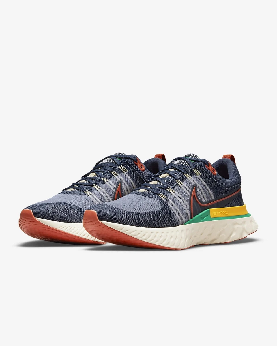 nike react infinity run flyknit 2 thunder blue