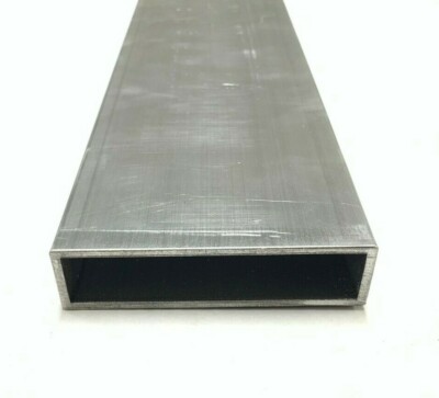 6063 Aluminum Rectangular Tube 1'' X 4'' X .125'' Wall 12'' Piece