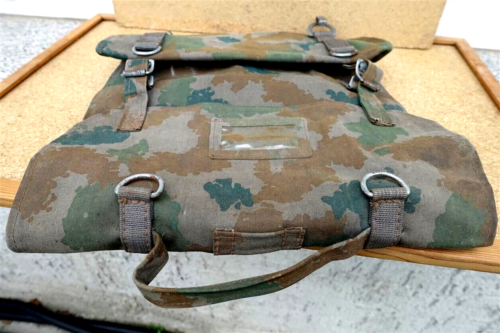 DDR NVA Sturmgepäck Packtasche Blumentarn Flächentarn Teil 1 & Teil 2 Tornister! - Bild 5 von 9