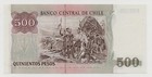 CHILE 500 PESOS 1996 PICK 153E UNC