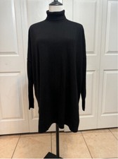  Other Stories  Women's Lagenlook 100 Wool Turtleneck Sweater w/ Vents, M