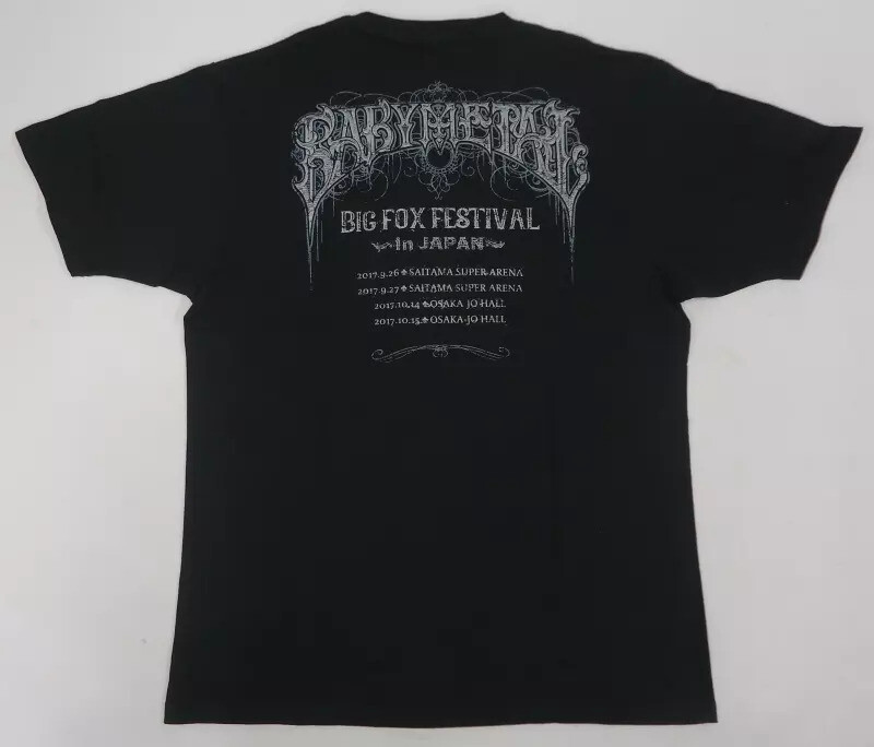 BABYL BIG FOX FESTIVAL Tシャツ　L 楽天市場】BABY METAL T-シャツ 新品デッドストック BIG FOX