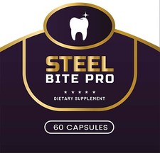 Steel Bite Pro Teeth & Gum Supplement 60 Caps...