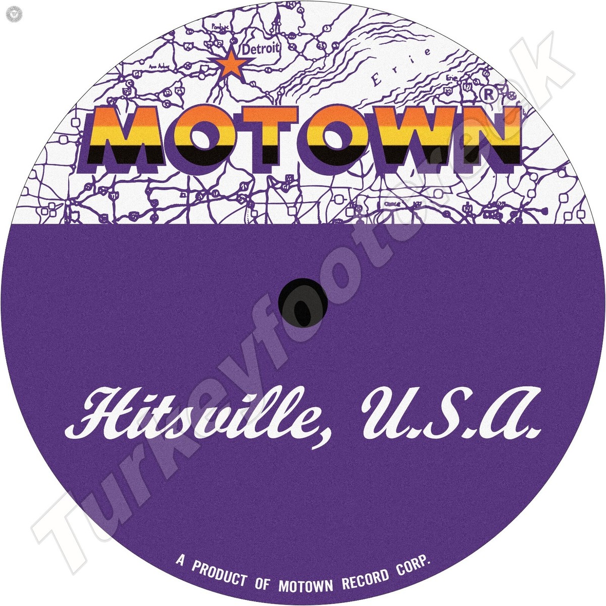 Motown Hitsville U.S.A. Record Detroit Round Metal Sign 2 Sizes To