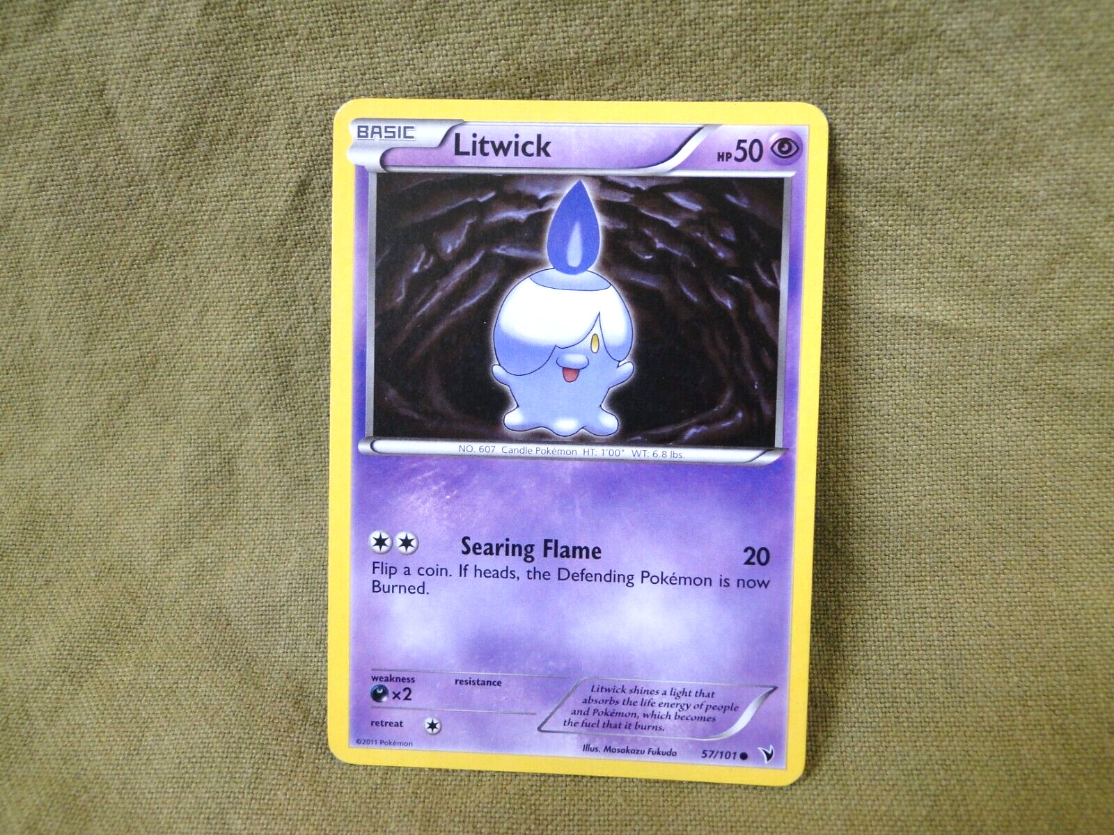 Pokemon Trading Card - Noble Victories: Litwick 57/101