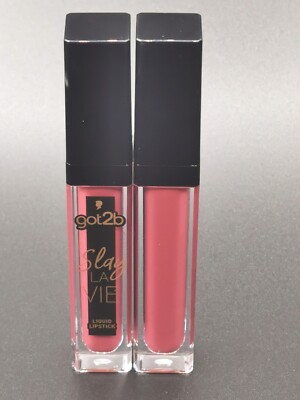 2x got2be Slay LA VIE Liquid Lipstick Intensiv Glänzend Romance je 6ml  NEU 