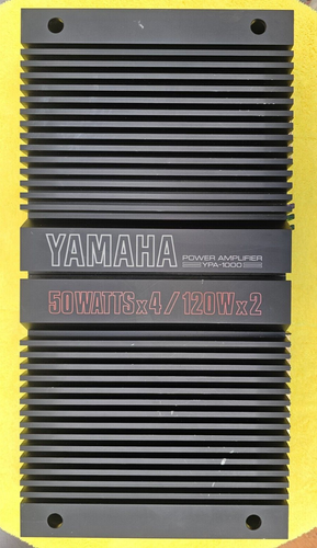 Vintage Yamaha YPA 1000 Old School Car 4 Channel Amp Tested Made In Japan