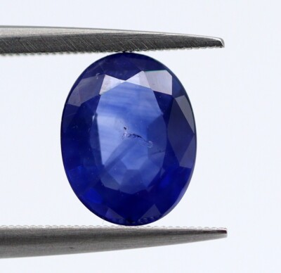 Loose Oval Cut 8x6 mm Gemstone 1.70 Ct 100% Natural Dark Blue Sapphire Certified