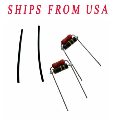 2x Guitar Treble Bleed Circuit SBE Capacitor with Allen Bradley Resistance