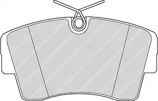 Plaquettes de frein avant FERODO FDB581A Opel Omega Monza Senator