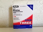 Rugby Nicotine Patch Step 3, Clear Transdermal 14 Patches  (7mg) - READ DESCREPT