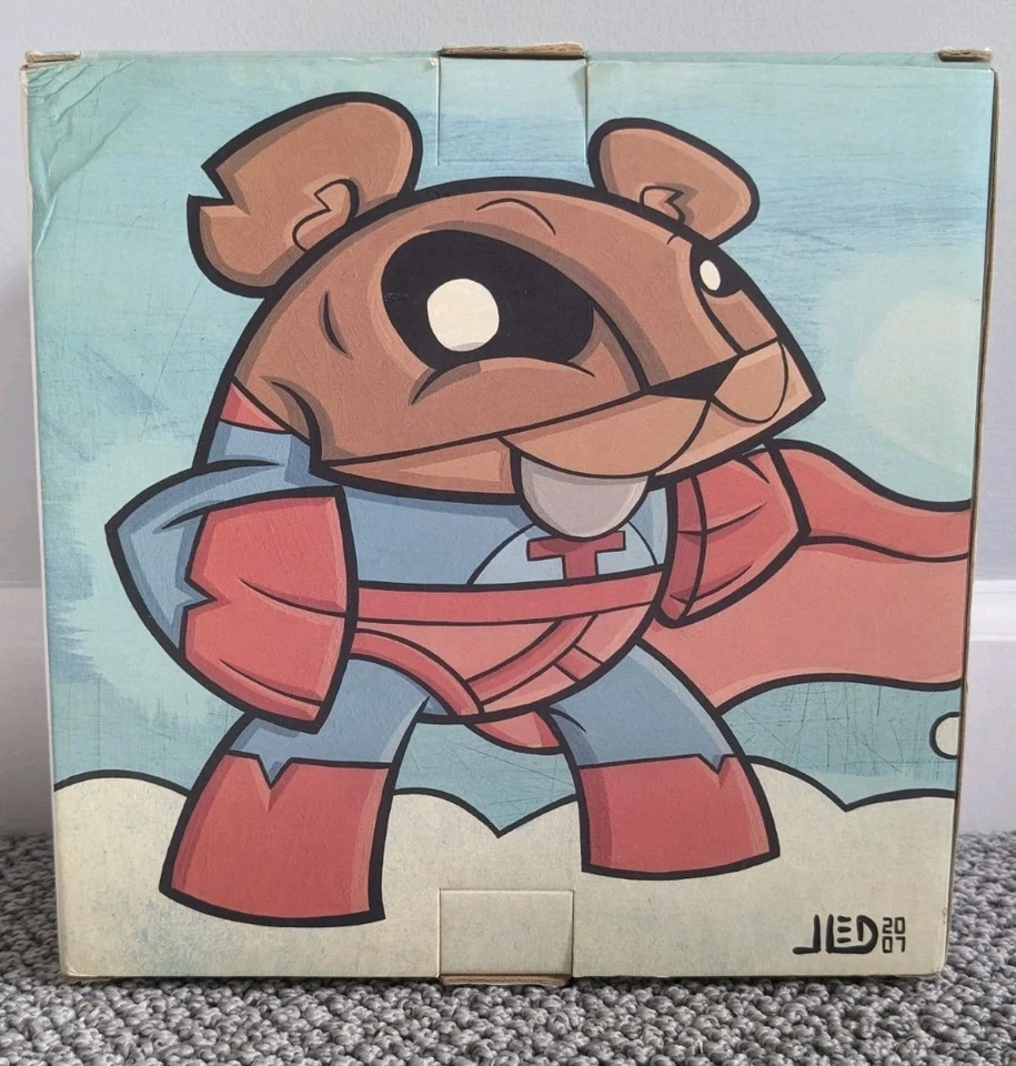 JOE LEDBETTER SDCC 2007 SUPER TEETER VINYL ART FIGURE RARE! KIDROBOT - Image 3 of 4