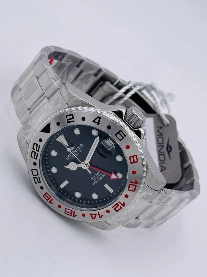Orologio Mondia GMT Automatico Ceramica Mi813K/440 Wr200m Scontatissimo Nuovo - Immagine 4 di 4