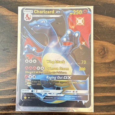 Charizard GX SV49/SV94 Hidden Fates Shiny Vault Full Art Holo Stage 2 GX Card