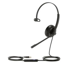 Yealink 1308042 USB Wired Headset - Mono - USB - Wired - Black