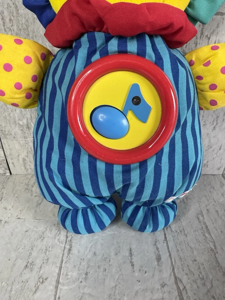 Juguete de peluche Evenflo vintage payaso león bebé animal de peluche NO FUNCIONA regalos para niños Foto 3 de 4