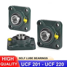 UCF METRIC SELF LUBE SQUARE FLANGE PILLOW BLOCK BEARING UCF201 UCF202 - UCF220