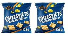 Jacob's Cheeselets Oven Baked Cheese Snacks, Not Fried, 125g - (Pack of 2)