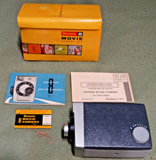 KODAK BROWNIE 8mm F2.7 Movie Camera Complete Working Mint in Box Sweet Prop VGC