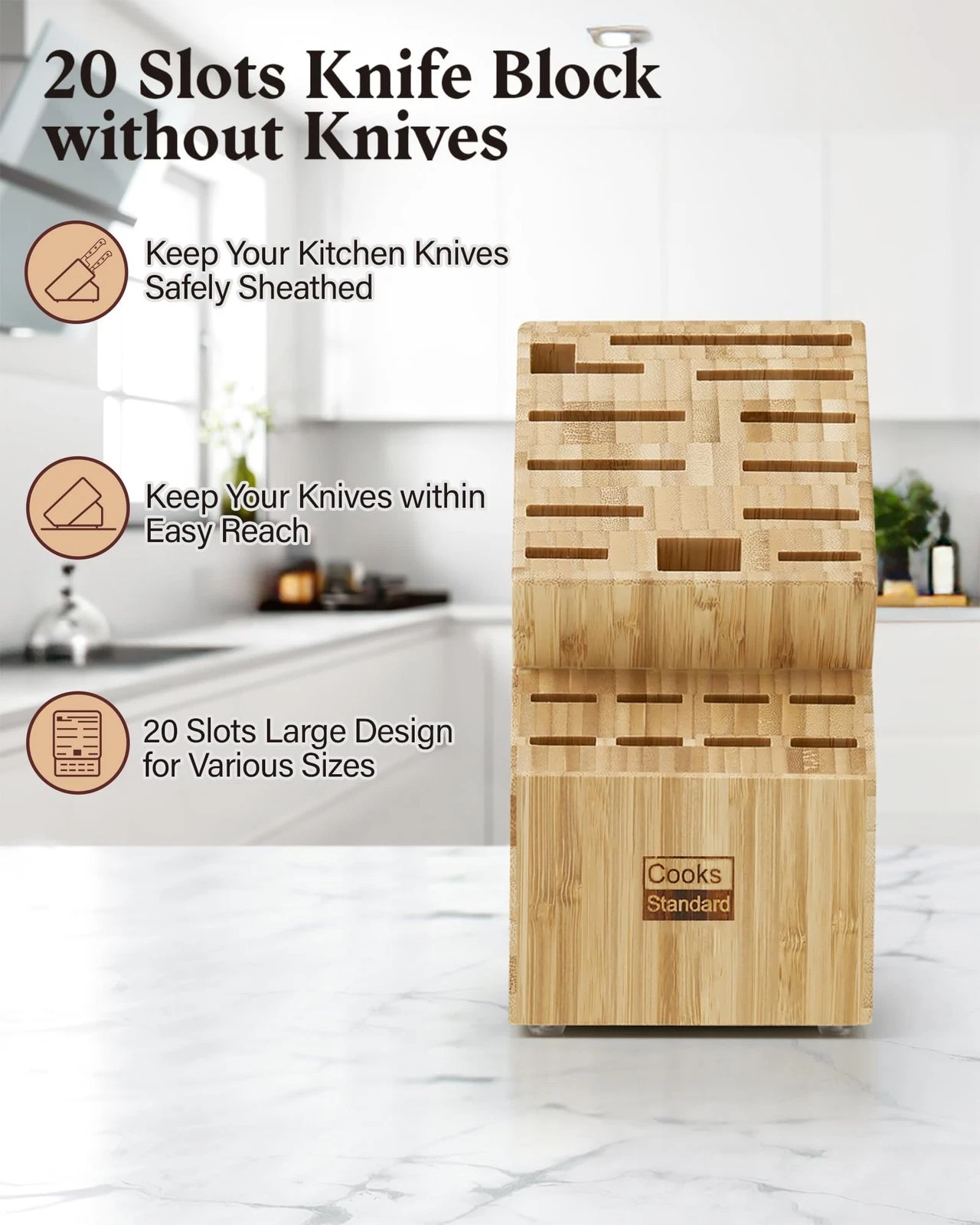 Cooks Standard Cutlery Block Holder - Thumbnail 5